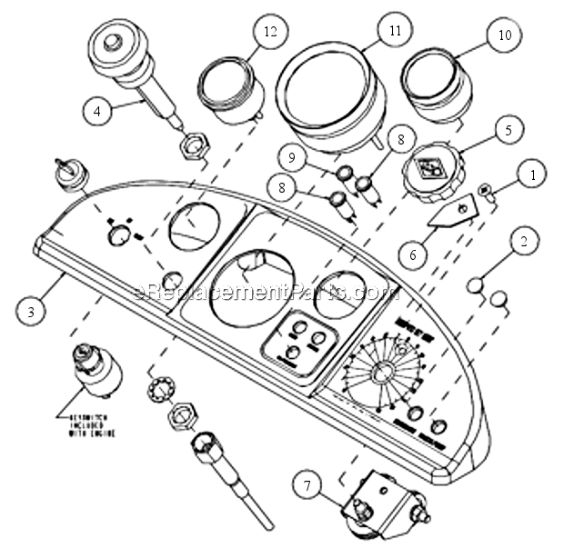 Page E Diagram and Parts List for MK-4030KB  MK Diamond Concrete Saw